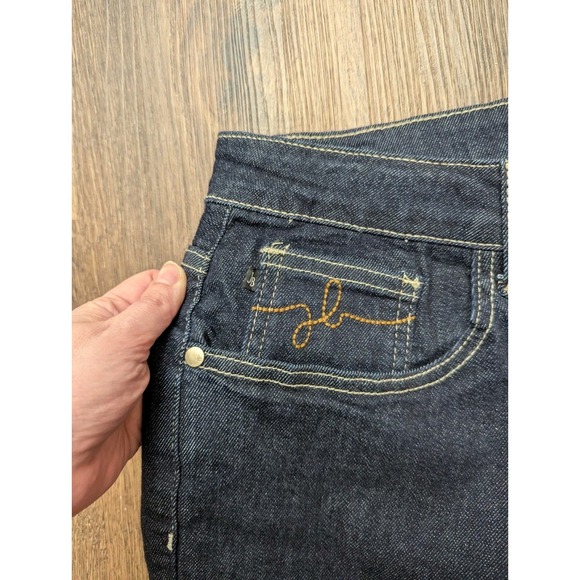 Judy Blue Jeans Womens 32 Blue Mom Jean Dark Wash Stretch High Rise Denim - Picture 6 of 13